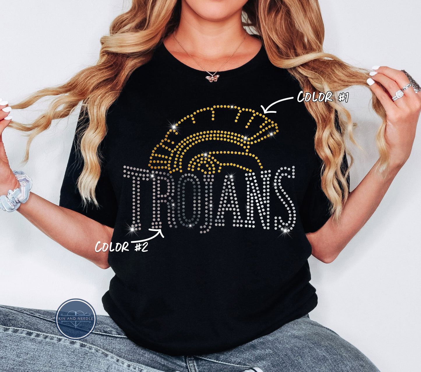 Trojans Spangled Top (Finished Apparel)