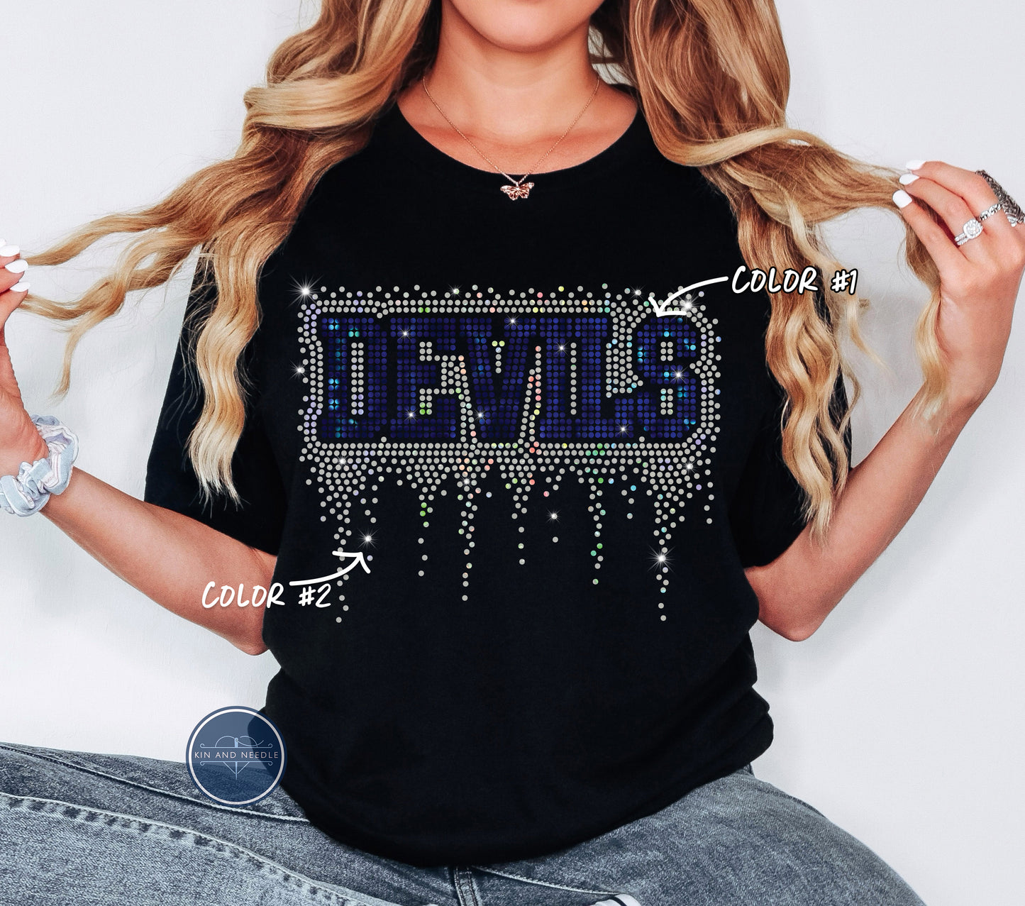 Devils Spangled Top (Finished Apparel)