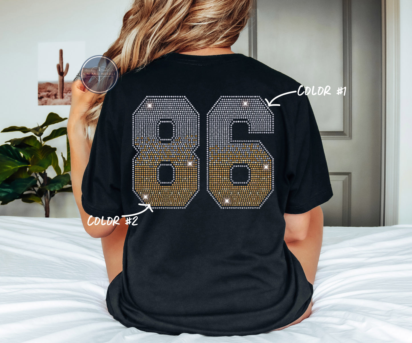 Custom Number Spangled Transfer