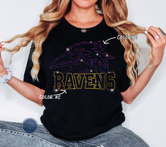Ravens Spangled Top (Finished Apparel)