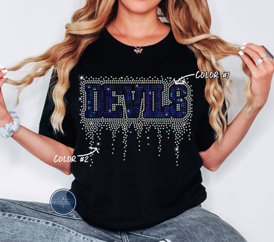Devils Spangled Top (Finished Apparel)