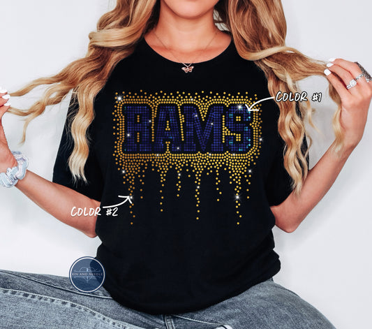 Rams Spangled Top (Finished Apparel)