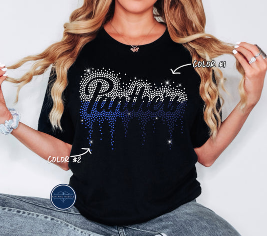 Panthers Spangled Top (Finished Apparel)