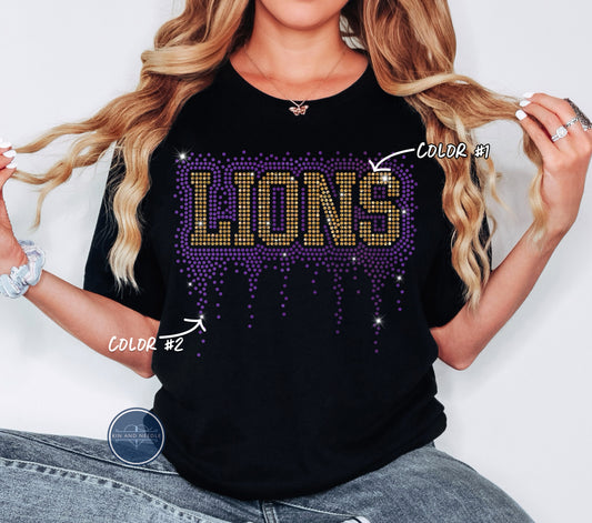Lions Spangled Top (Finished Apparel)
