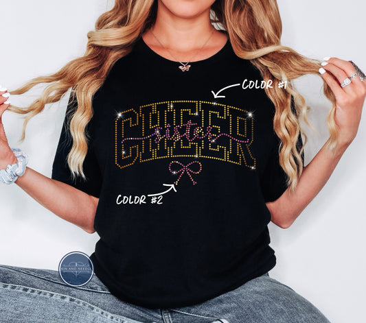 Cheer Sister Spangled Top (Finished Apparel)