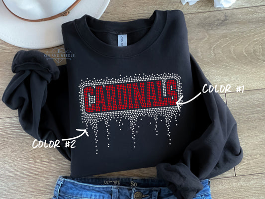 Cardinals Spangled Top (Finished Apparel)
