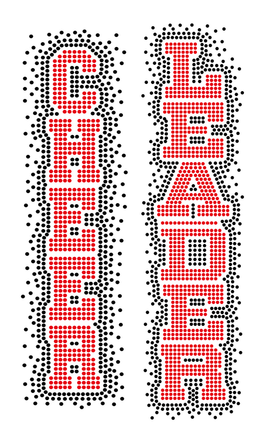 Cheer and Leader Spangle Transfer