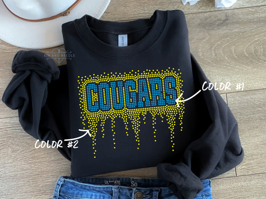 Cougars Varsity Drip Spangled Transfer
