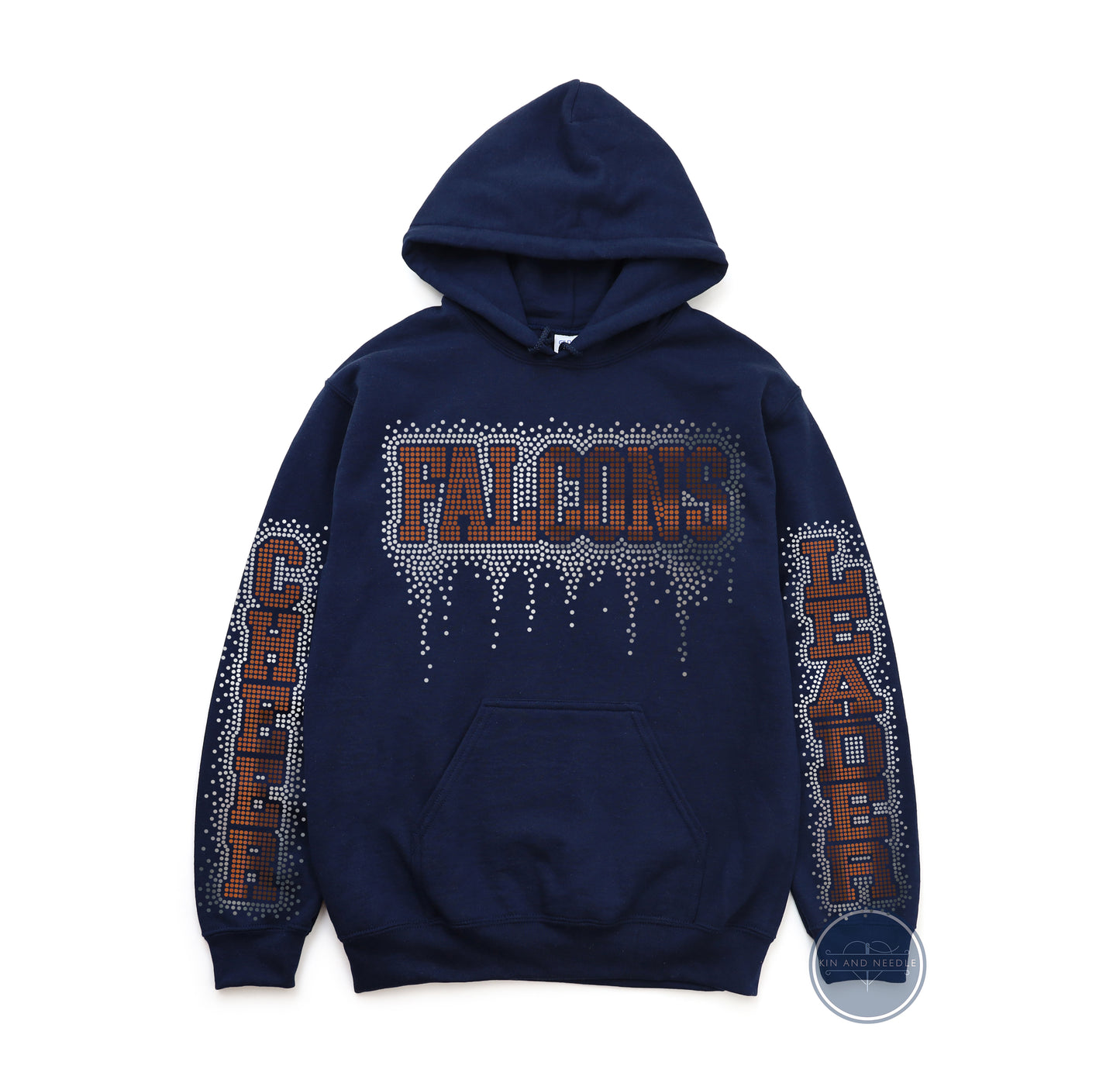 Leader Custom Team Name Spangled Sweatshirt or Hoodie  (Finished Apparel)