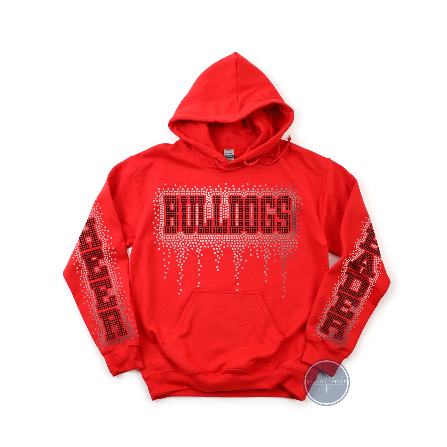 Leader Custom Team Name Spangled Sweatshirt or Hoodie  (Finished Apparel)