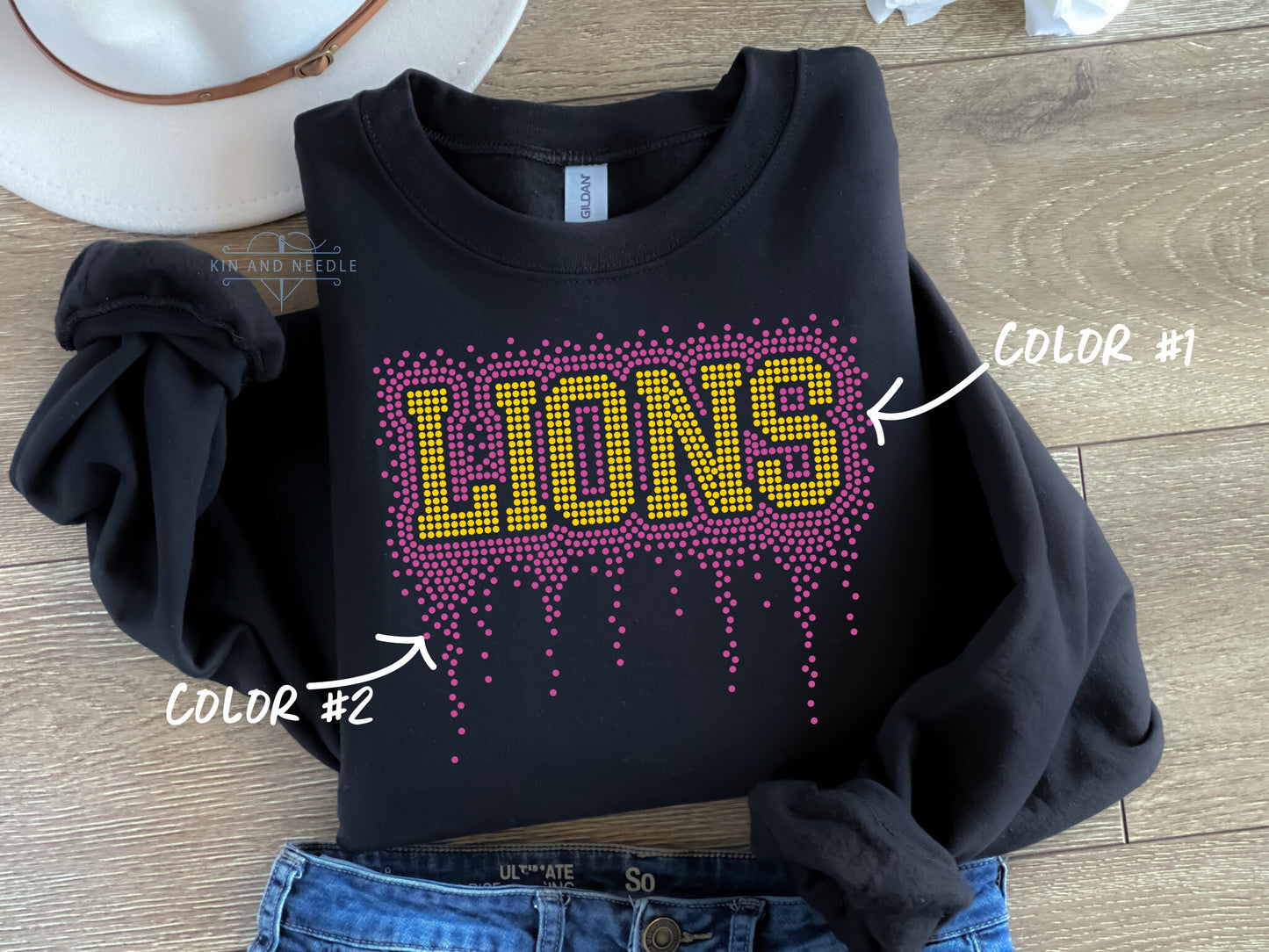 Lions Spangled Top (Finished Apparel)