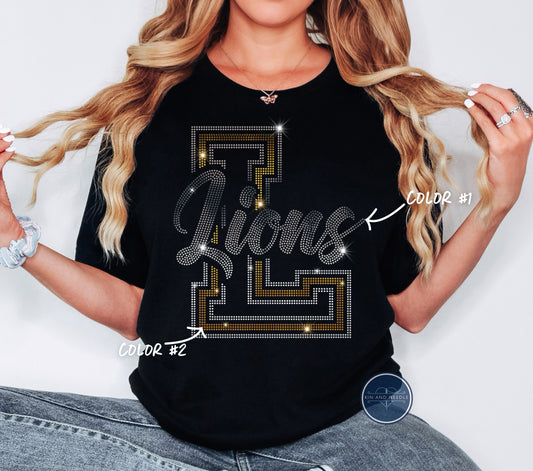 Lions Spangled Top (Finished Apparel)
