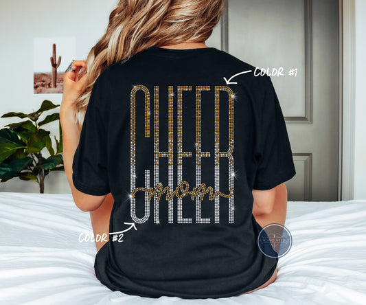 Cheer Mom Spangled Transfer