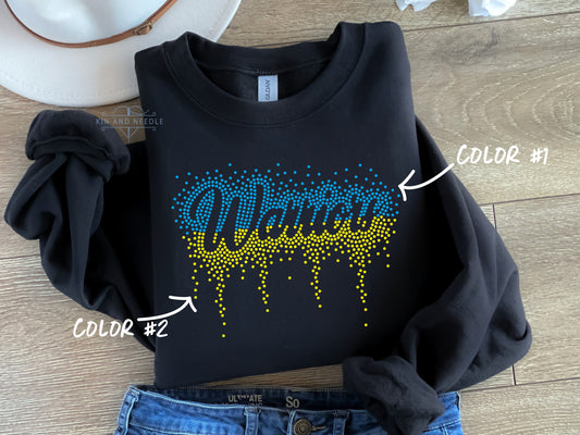 Warriors Spangled Top (Finished Apparel)