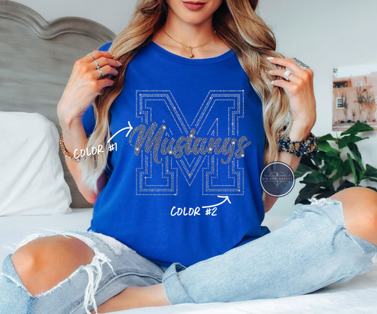 Mustangs Spangled Top (Finished Apparel)