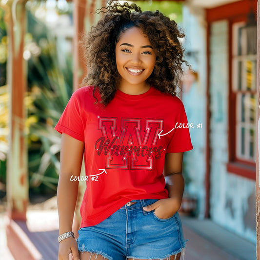 Warriors Spangled Top (Finished Apparel)