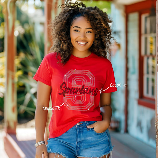 Spartans Spangled Top (Finished Apparel)
